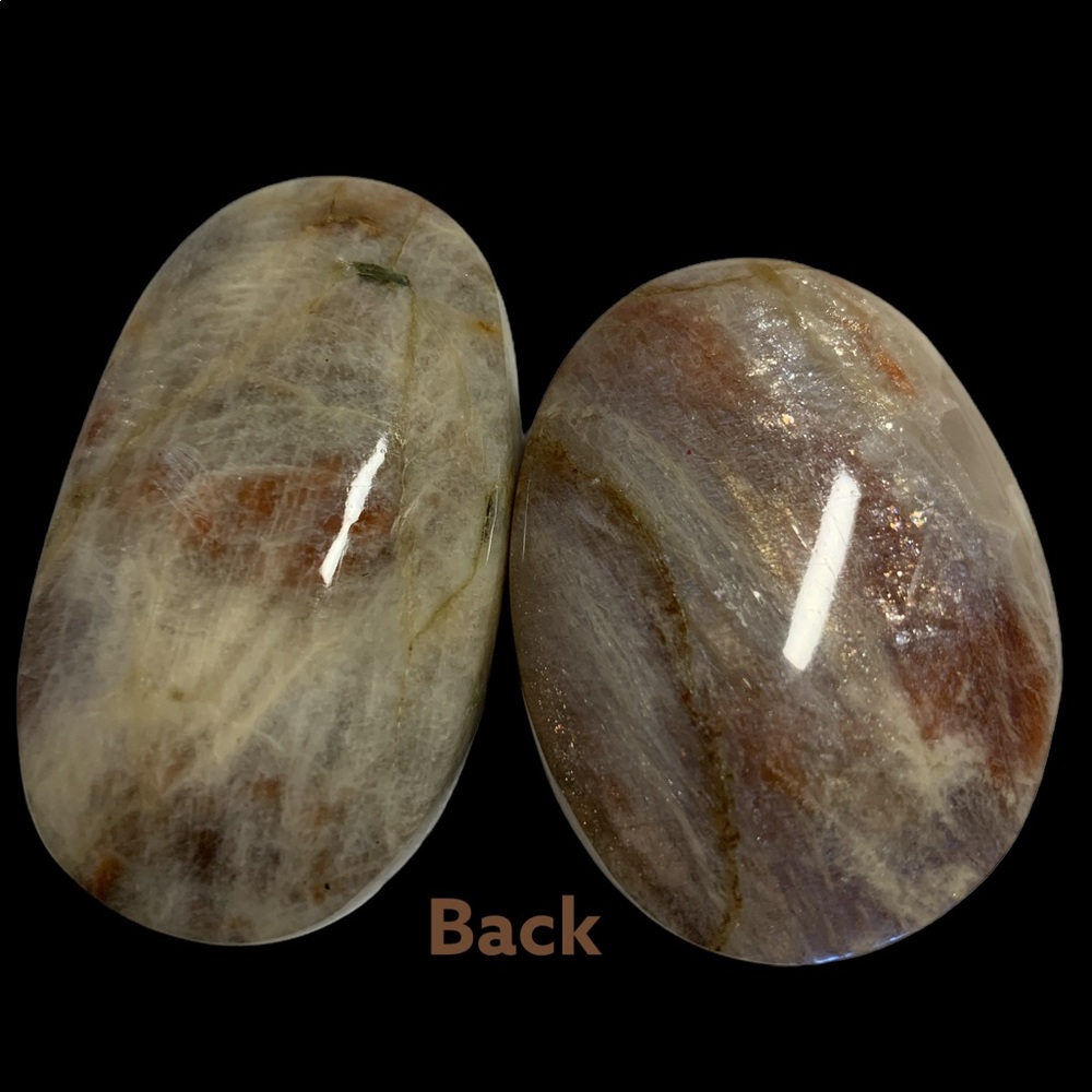 Beautiful Moonstone Palm Stones - Picture 3 of 5